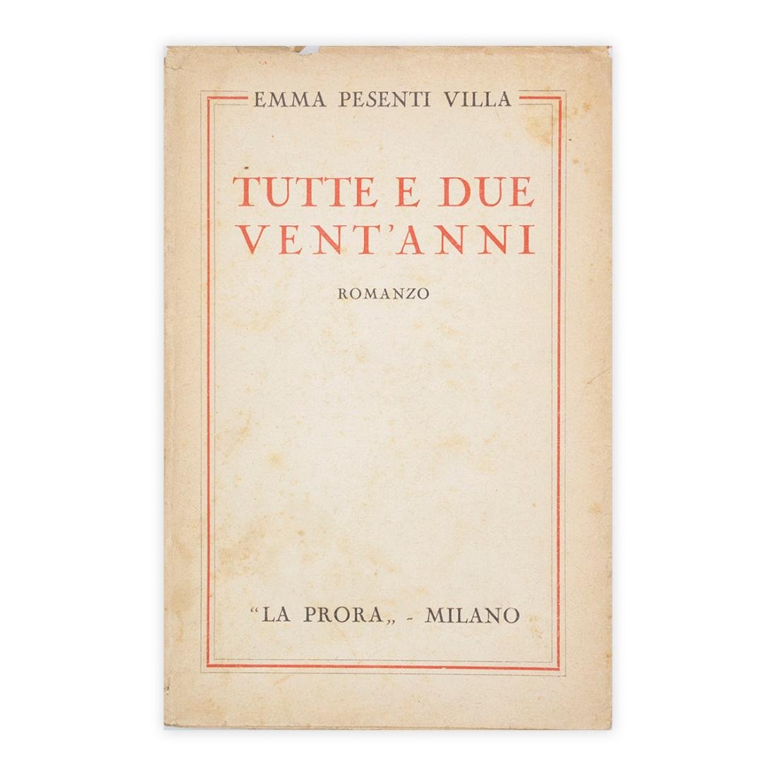 Emma Presenti Villa - Tutte e due vent'anni - Autografato