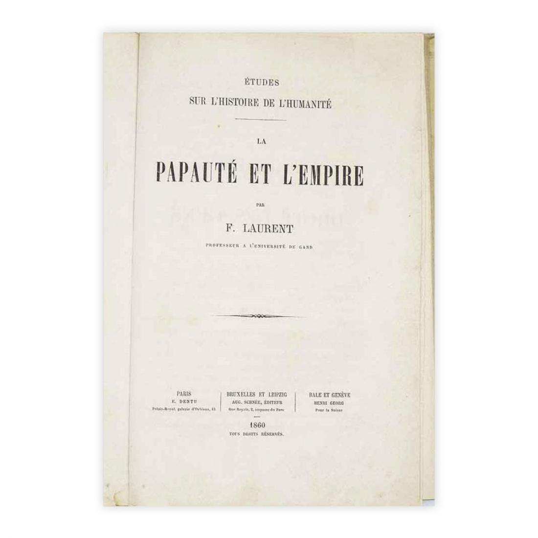 F. Laurent - Papauté et l'empire