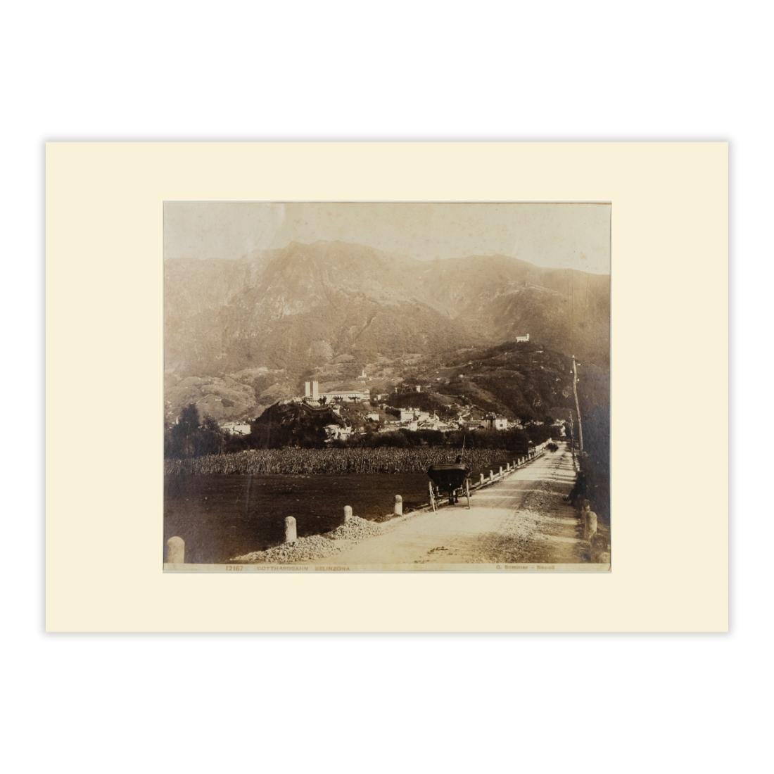 Fotografia originale - Bellinzona fine '800