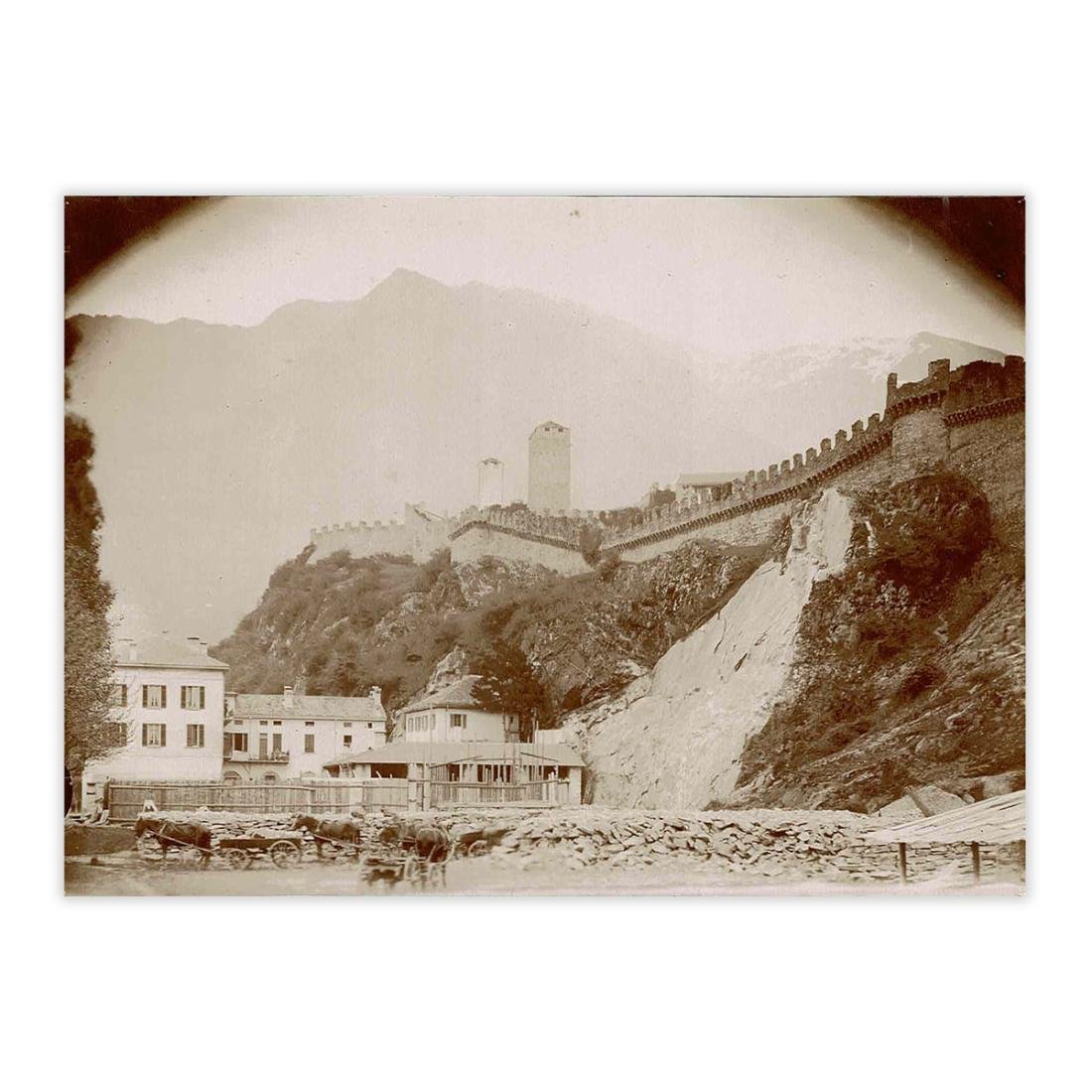 Fotografia originale - Castello di Bellinzona anno 1897 | Immagine principale
