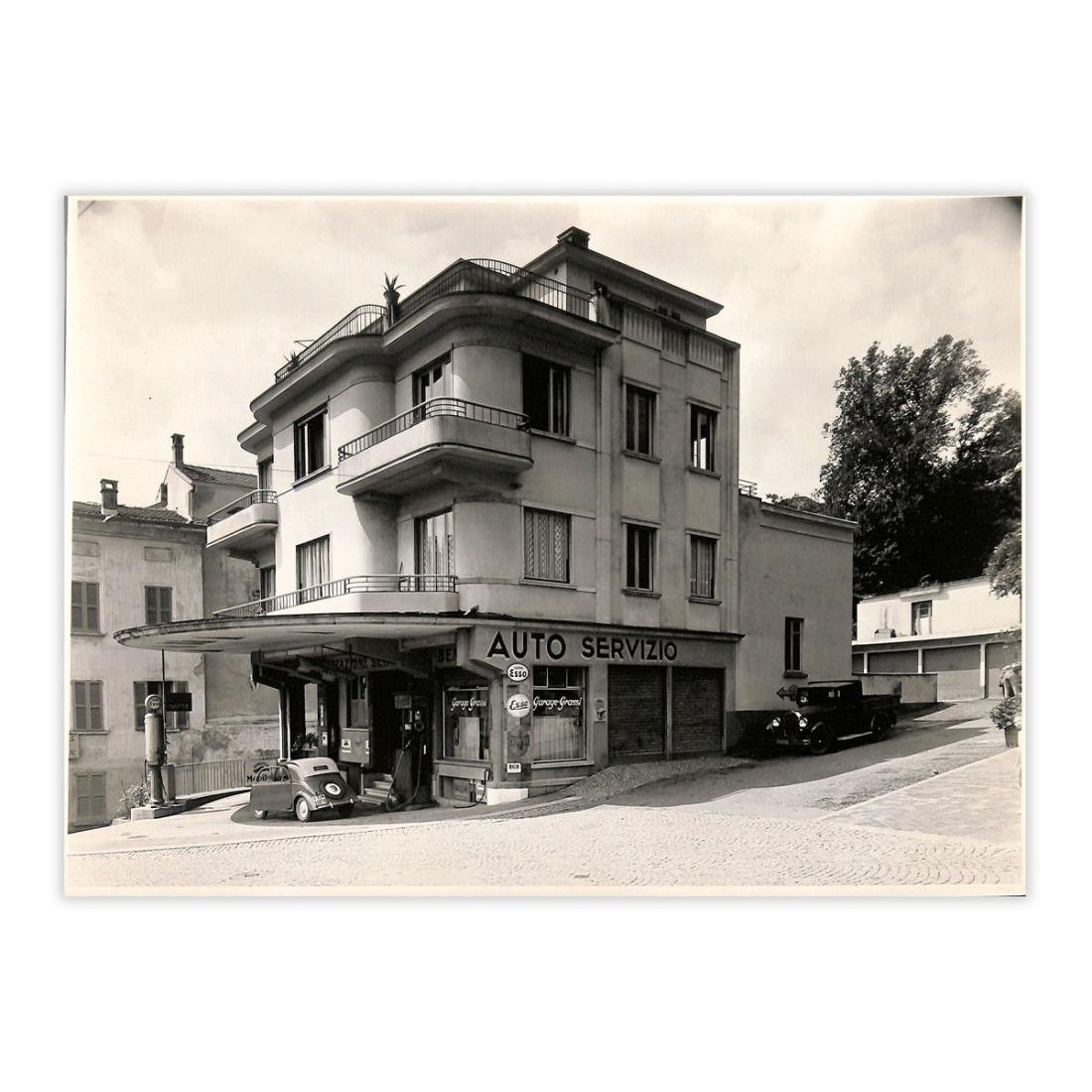 Fotografia originale - Distributore di benzina anni '50 | Immagine principale