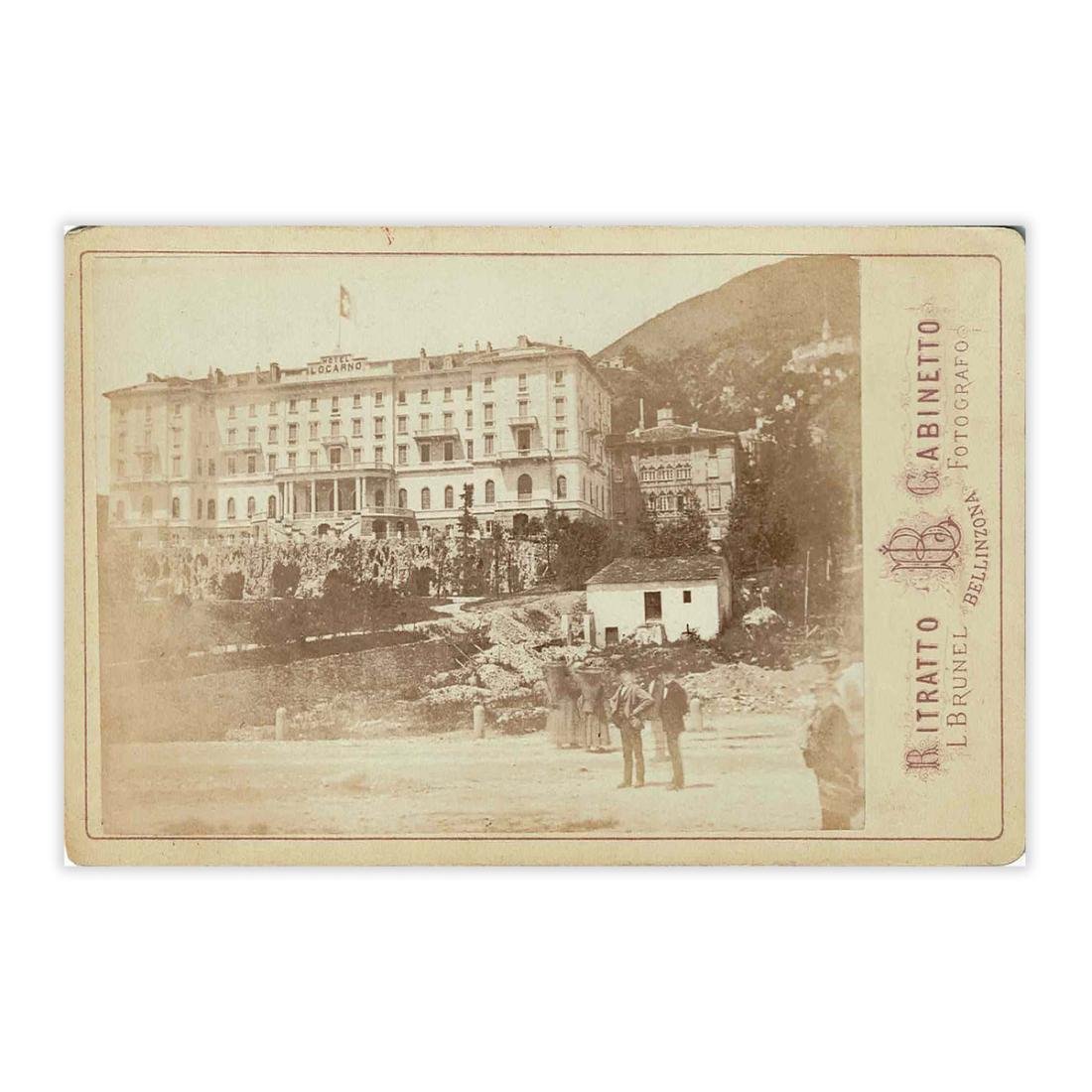 Fotografia originale - Hotel Locarno anno 1875 | Immagine principale