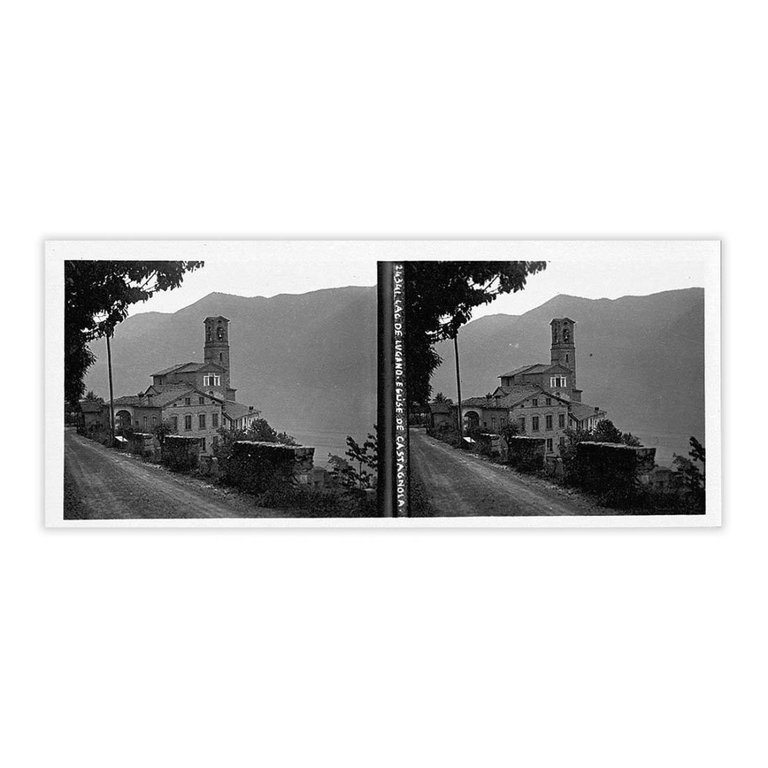 Fotografia originale - Lugano Castagnola, 1920