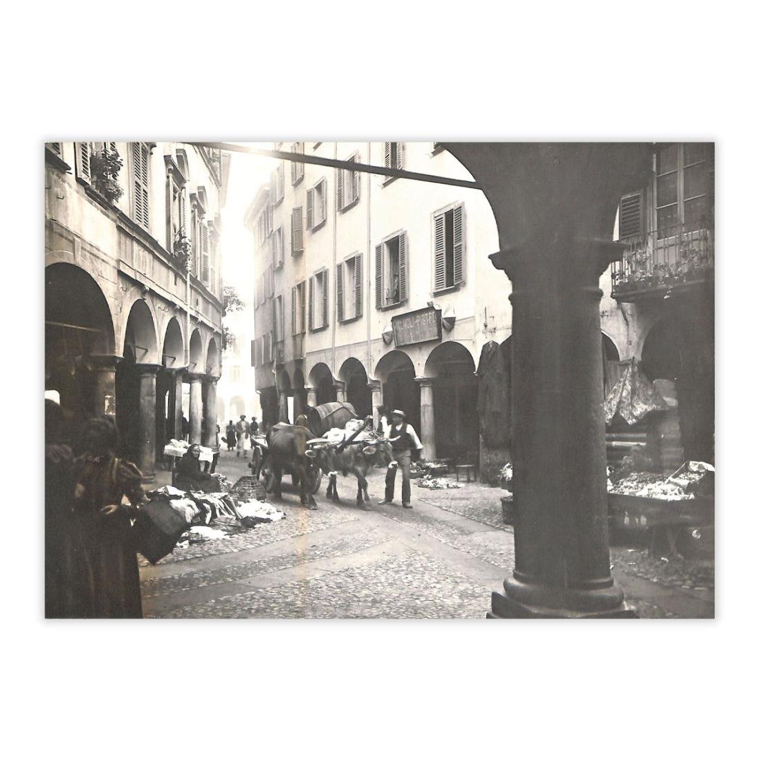 Fotografia originale - Lugano città 1910 c.a