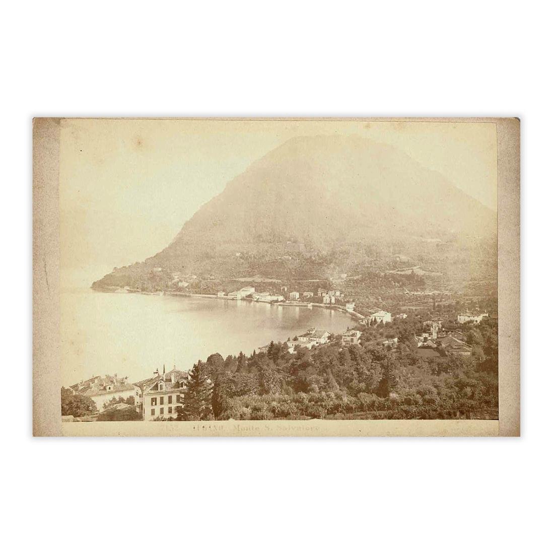 Fotografia originale - Lugano e S.Salvatore anno 1880