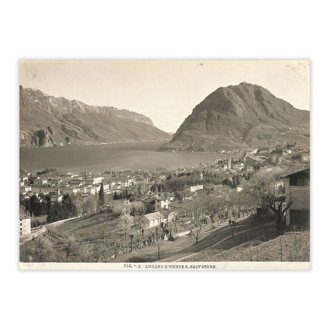 Fotografia originale - Lugano e S.Salvatore anno 1900 | Immagine principale