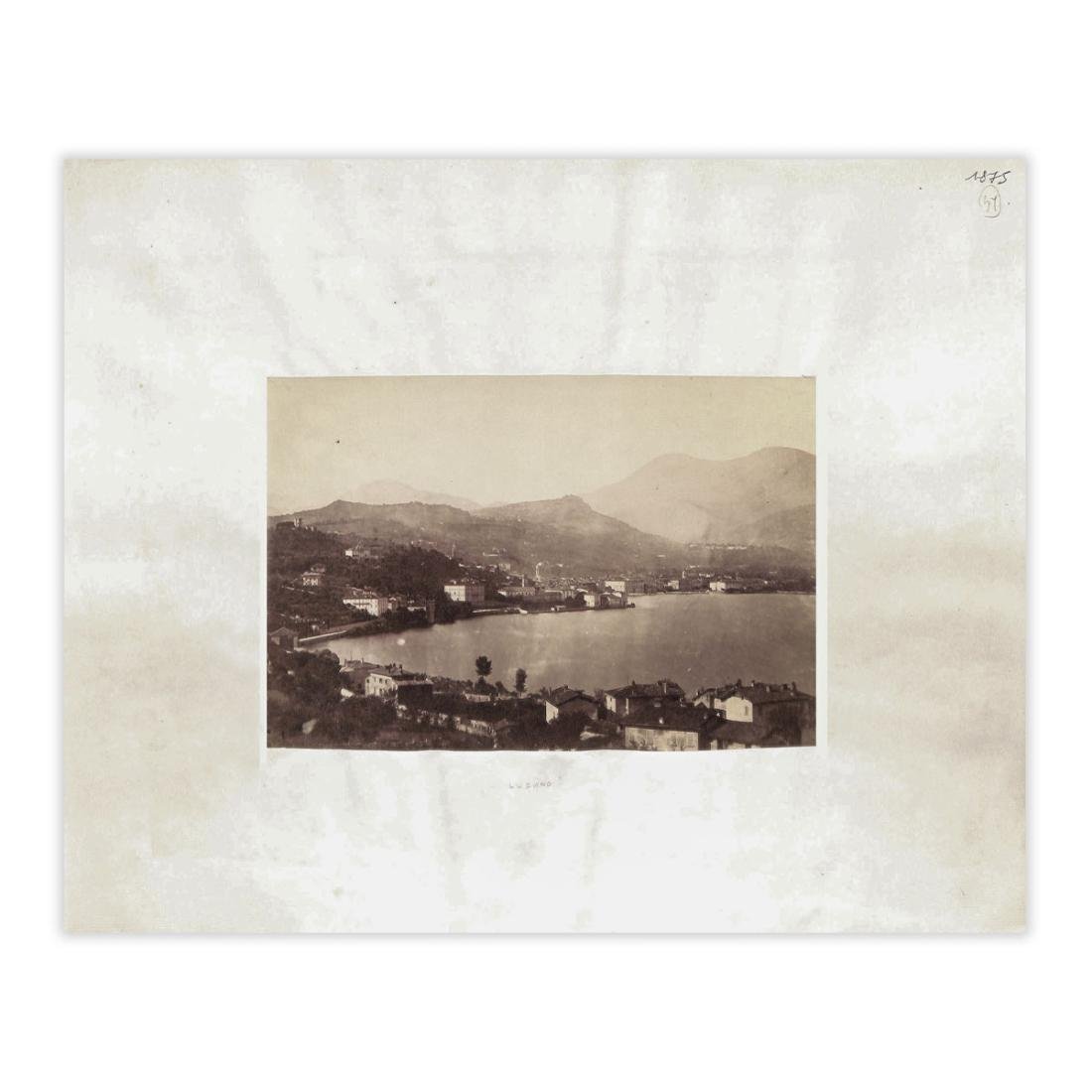 Fotografia originale - Lugano panorama 1875 | Immagine principale