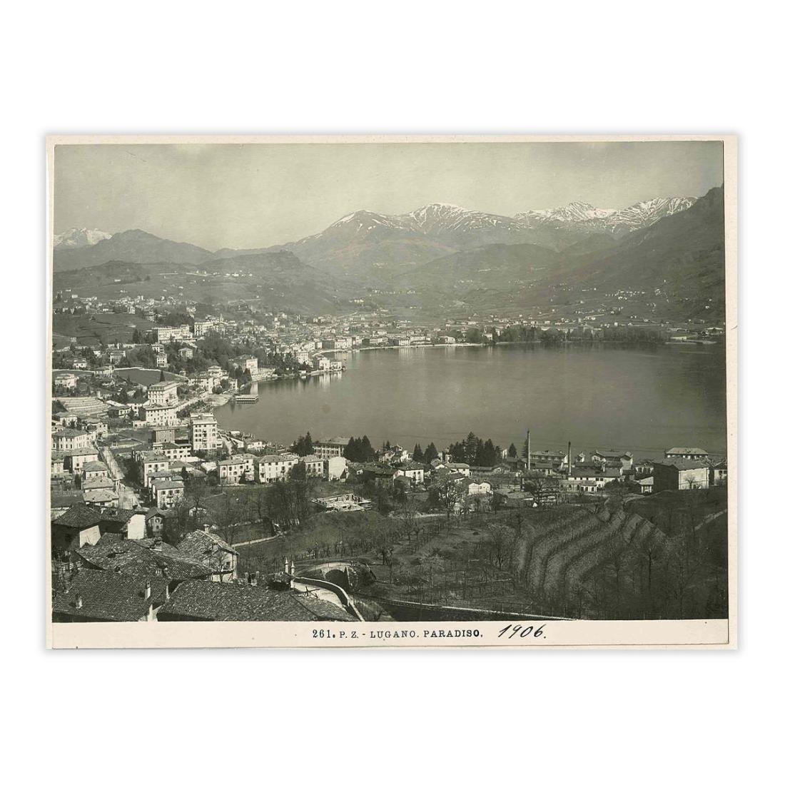 Fotografia originale - Lugano Paradiso anno 1906