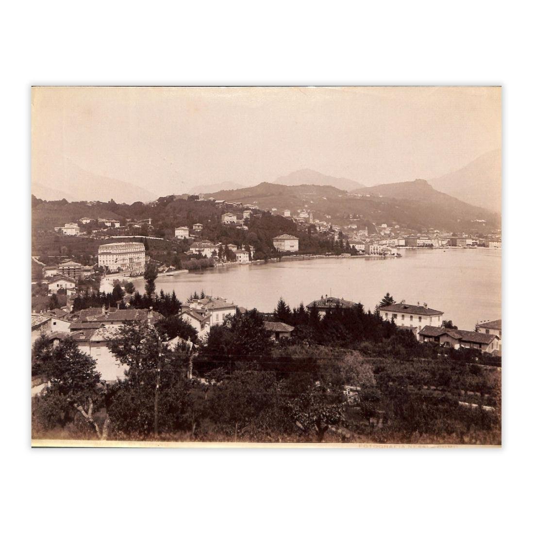 Fotografia Originale - Lugano Paradiso panorama anno 1880 | Immagine principale