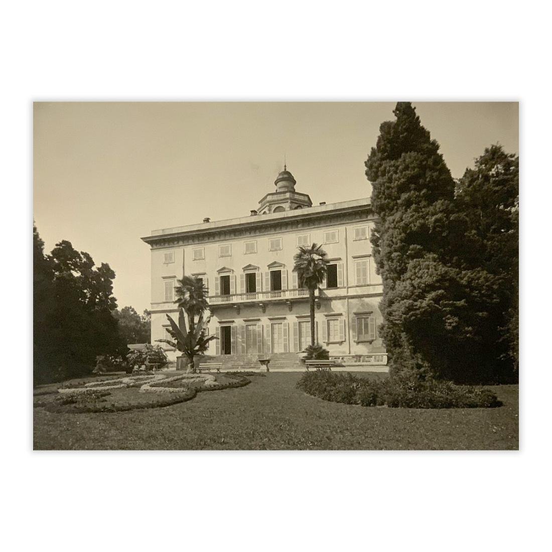 Fotografia originale - Lugano Villa Ciani anno 1900