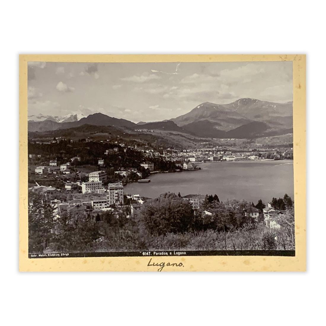 Fotografia originale - Lugano Vista da Paradiso primi '900 | Immagine principale