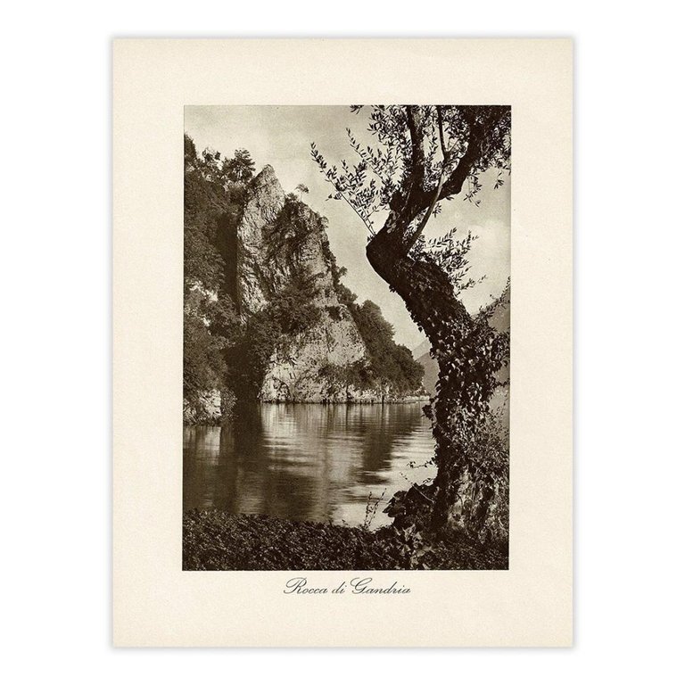 Fotografia originale - Rocca di Gandria primi '900