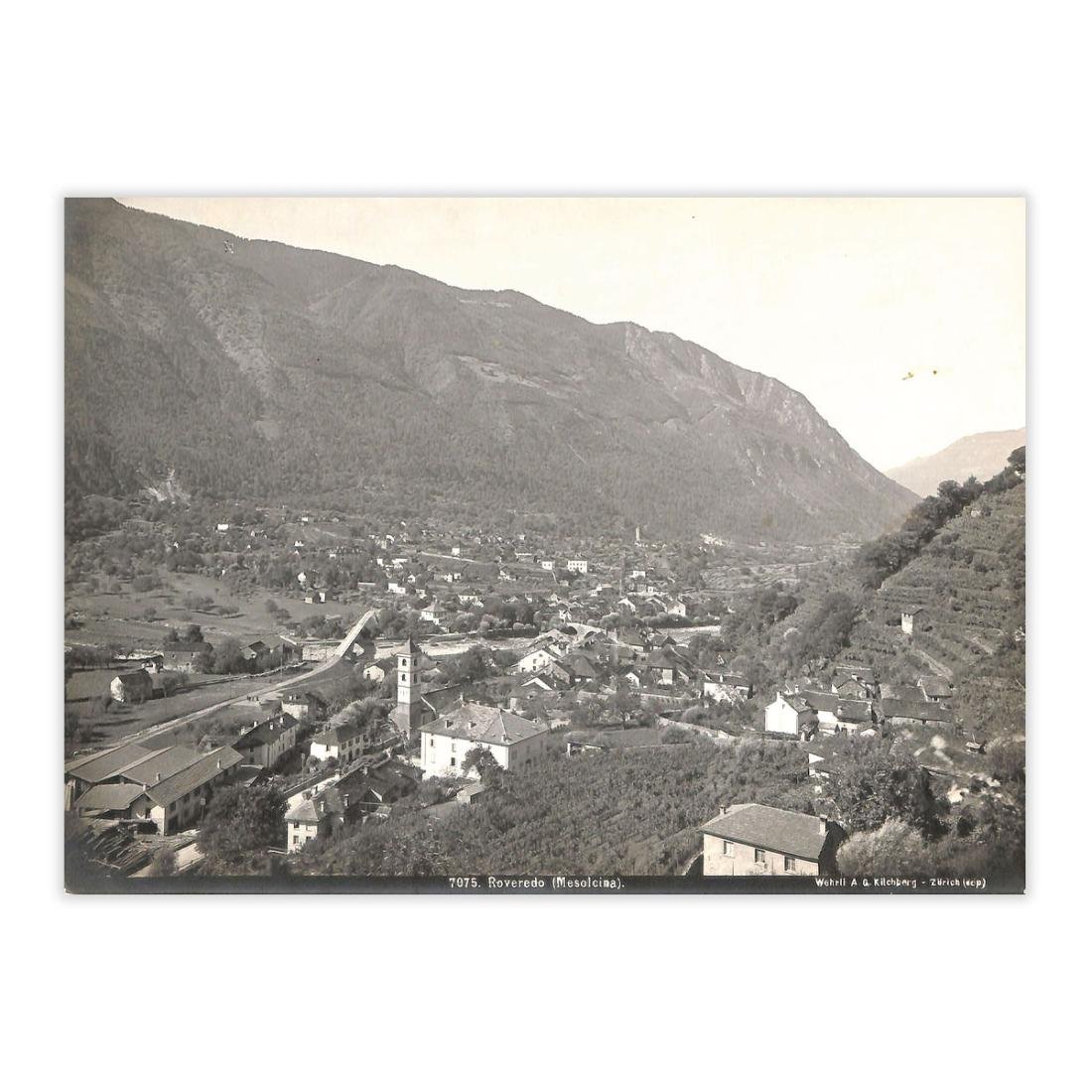 Fotografia originale - Roveredo - Mesolcina Primi '900