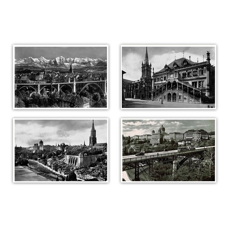 Fotografie originali - Berna - Panorama e città