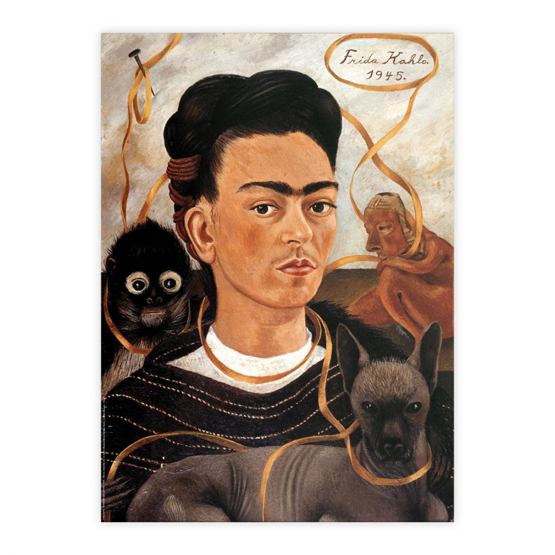 Frida Kahlo - Autoritratto con scimmia