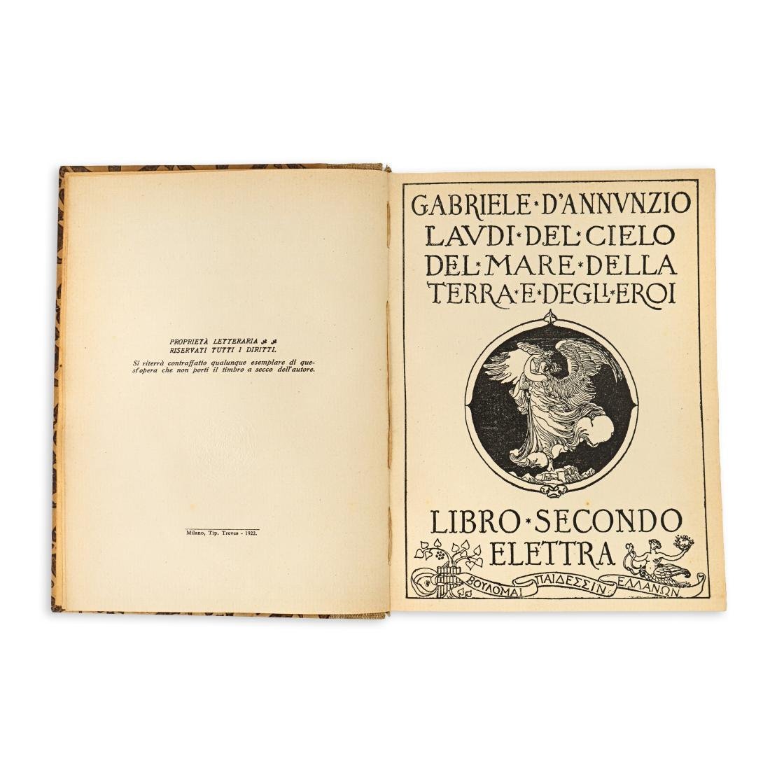 G.D'Annunzio - Laudi - Libro II Elettra 1922 | Immagine principale