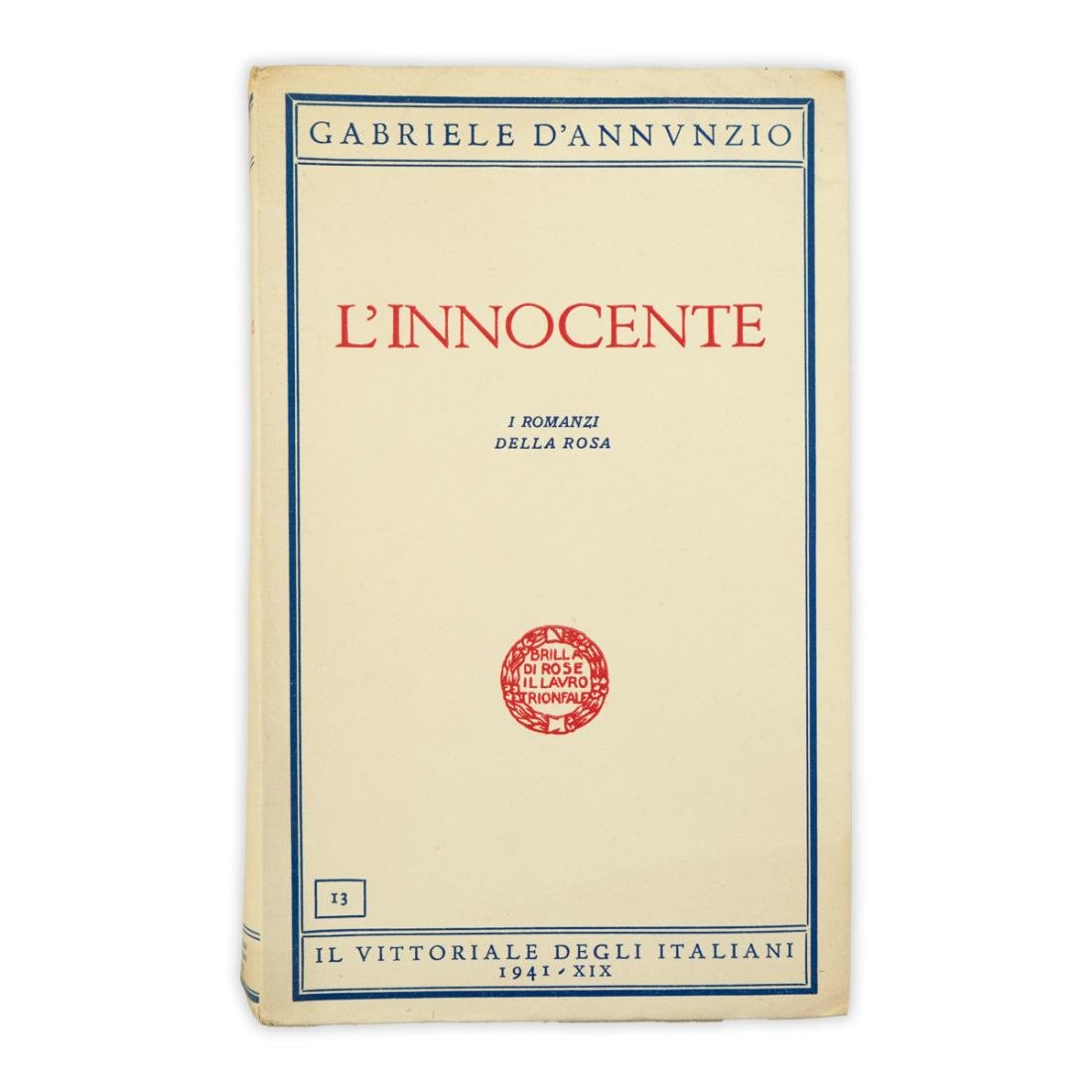 Gabriele D'annunzio - L'Innocente 1941