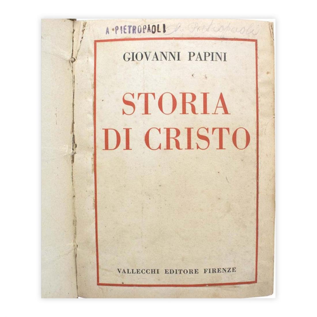 Giovanni Papini - Storia di cristo