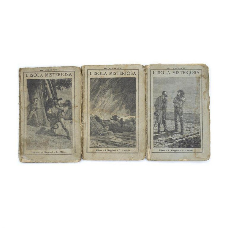 Giulio Verne - L'Isola misteriosa (tre volumi)