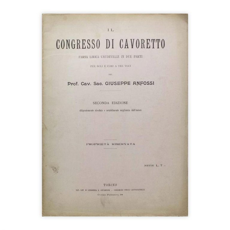 Giuseppe Anfossi - Il Congresso di Cavoretto