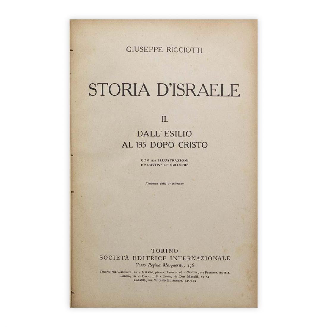 Giuseppe Ricciotti - Storia d'Israele II.