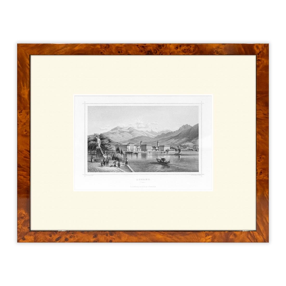 Golfo di Lugano, Tessin - 1861