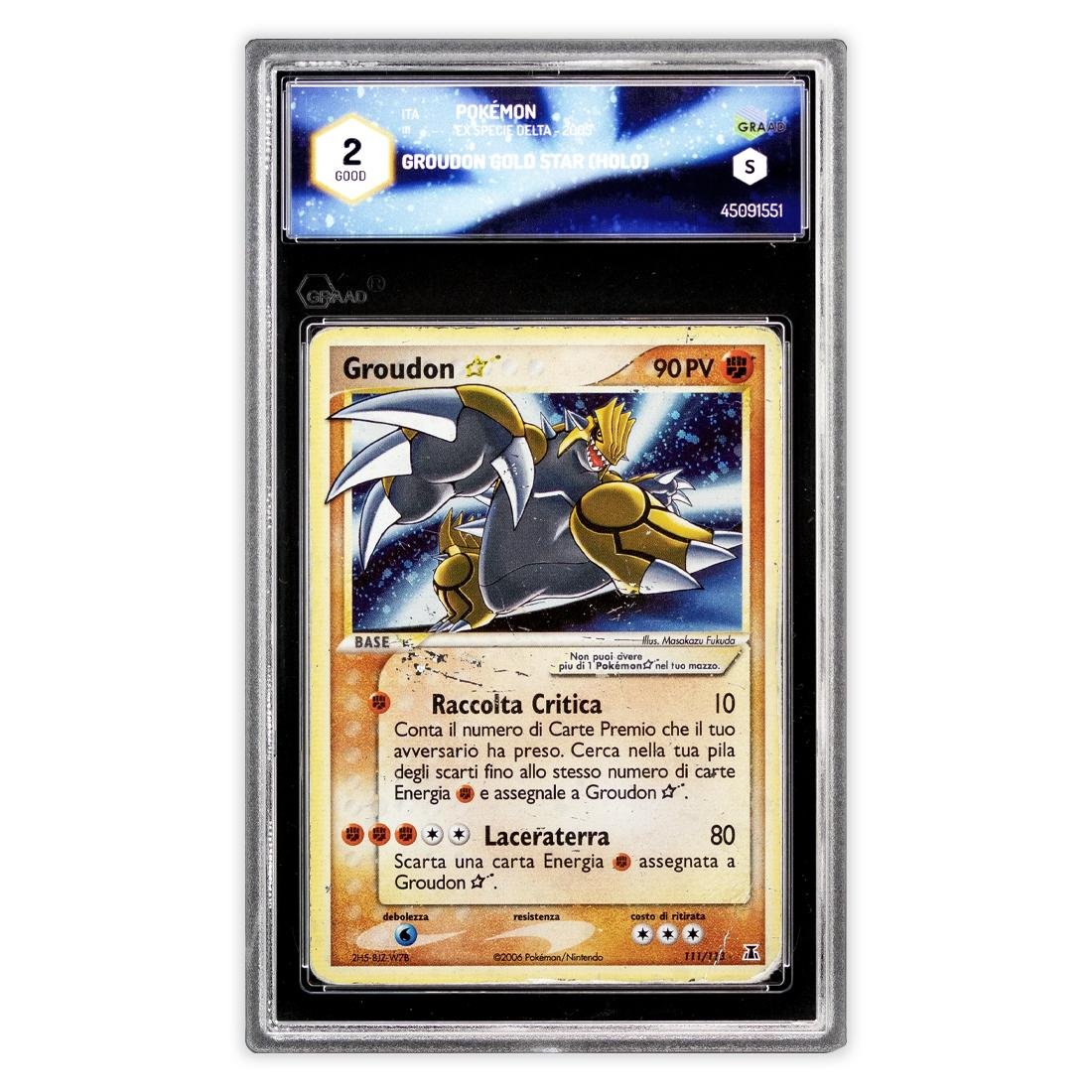 Graudon Gold Star 111/113 - EX Specie Delta 2005 - …