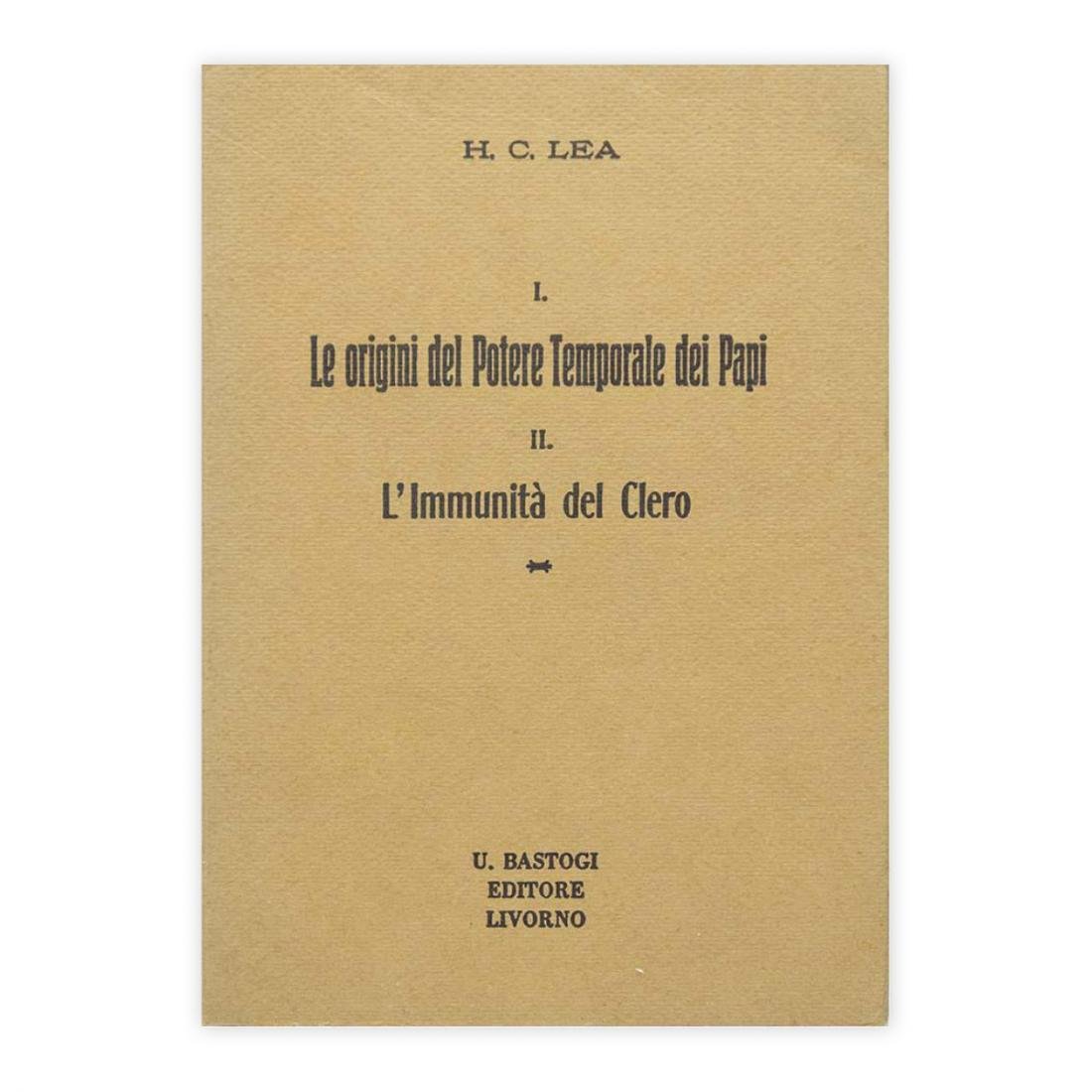 H.C.Lea - I. Le origini del Potere Temporale dei Papi …