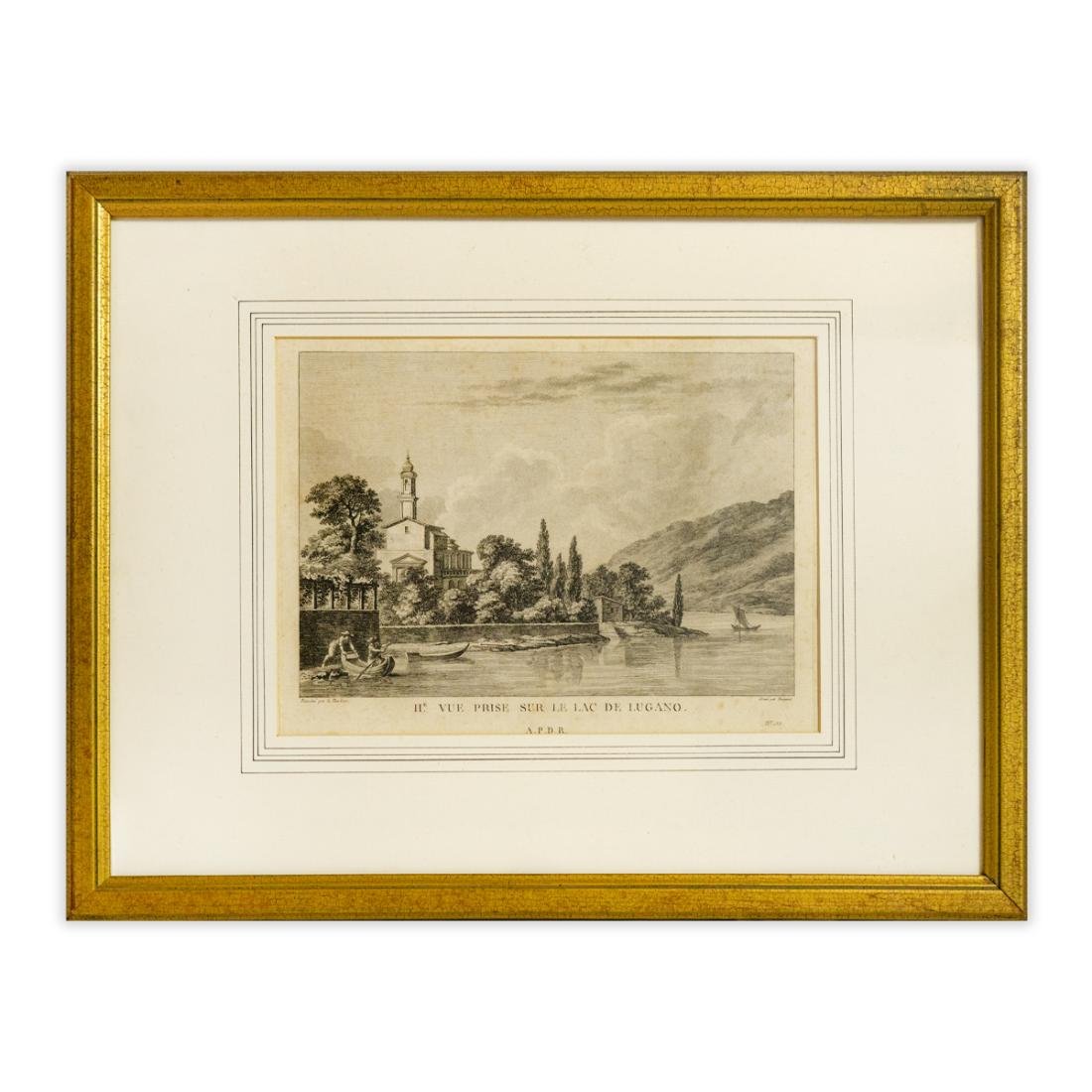 II vue prise sur le lac de Lugano - 1780