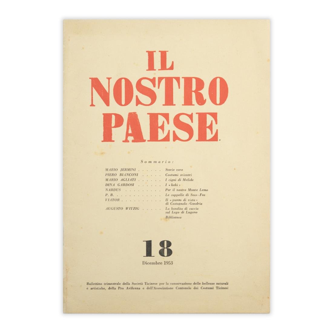 Il nostro Paese - n.18 - Dicembre 1953 | Immagine principale