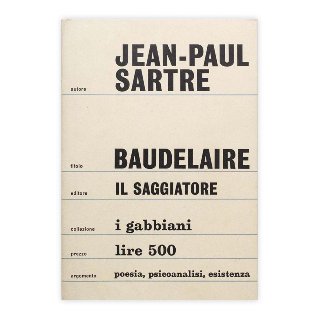 Jean - Paul Sartre - Baudelaire