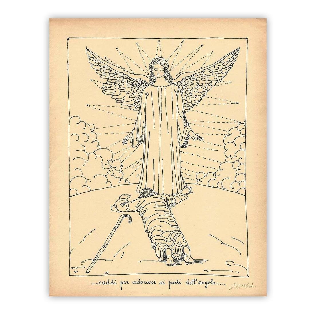 L'Apocalisse .Caddi per adorare ai piedi dell'angelo.,1941