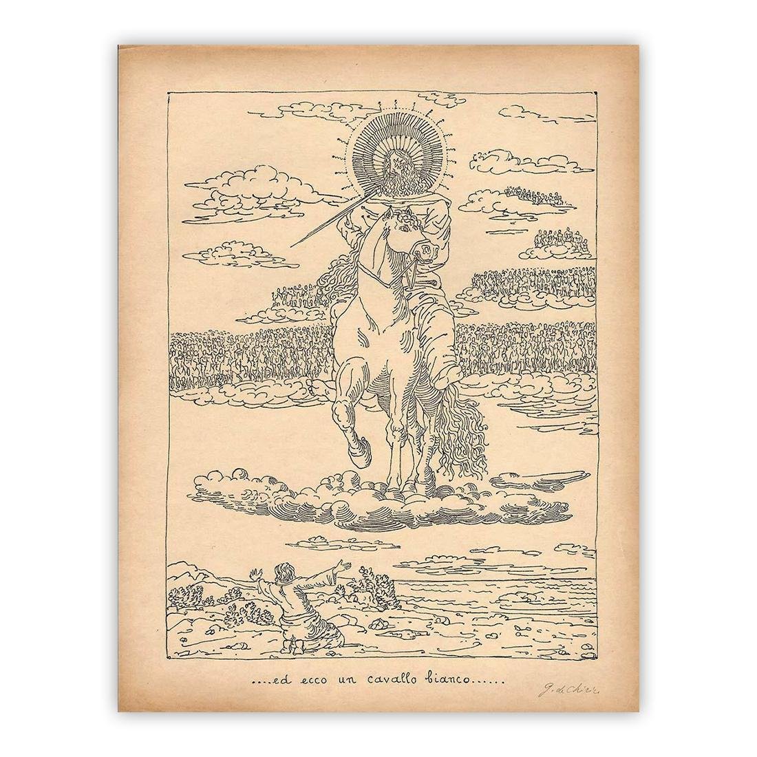 L'Apocalisse .Ed ecco un cavallo bianco.1941