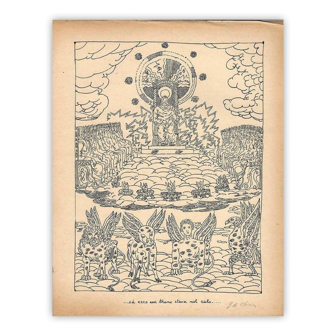 L'Apocalisse . Ed ecco un trono stava nel cielo. 1941