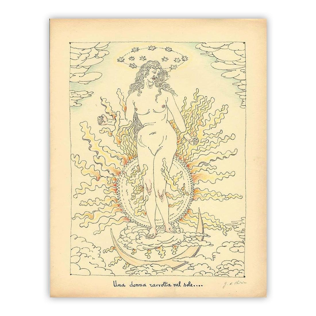 L'Apocalisse Giorgio de Chirico - una donna ravvolta nel sole,1941