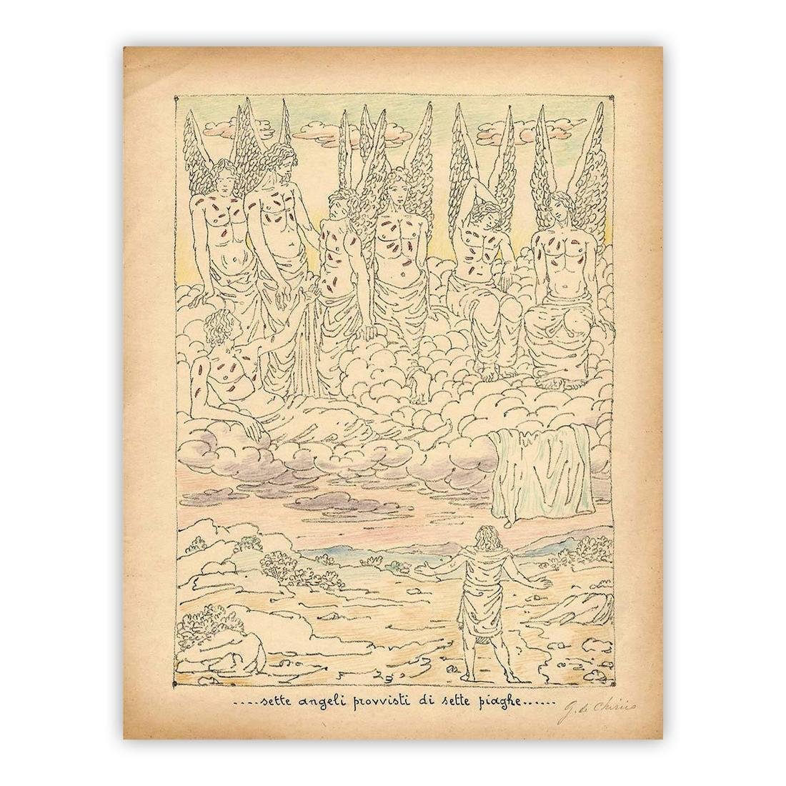 L'Apocalisse Giorgio De Chirico . sette angeli provvisti di sette …