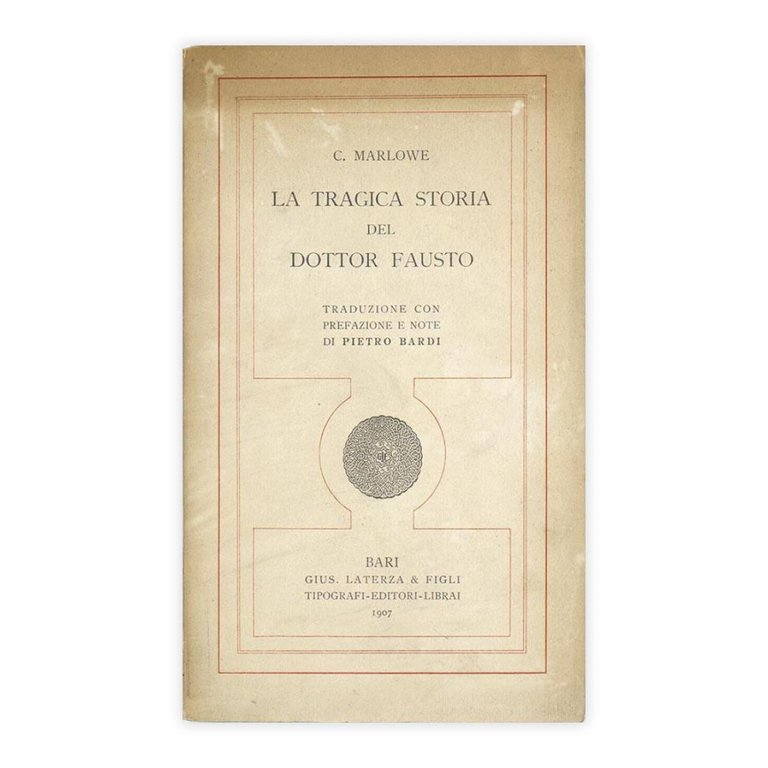 La Tragica Storia del Dottor Fausto - C. Marlowe