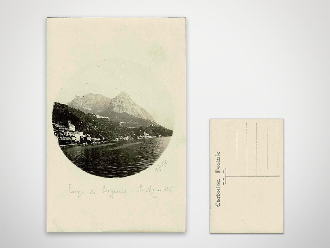 Lago di Lugano - San Mamete 1909