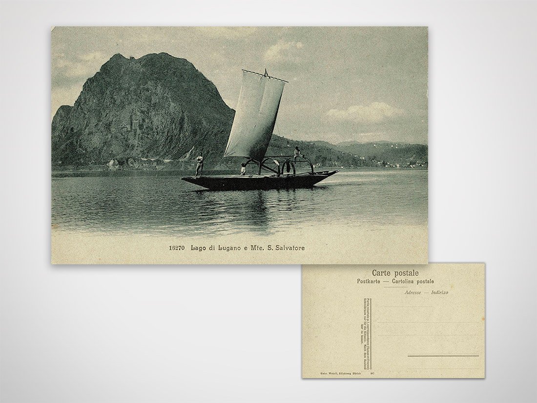 Lago di Lugano e monte S.Salvatore