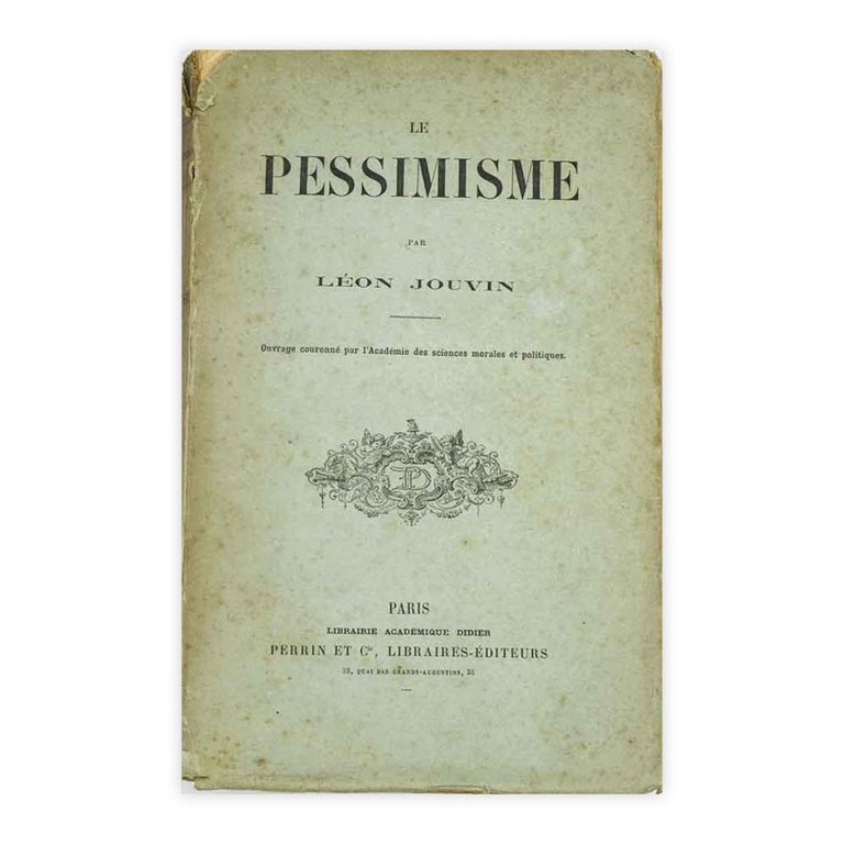 Le Pessimisme par Leon Jouvin 1892