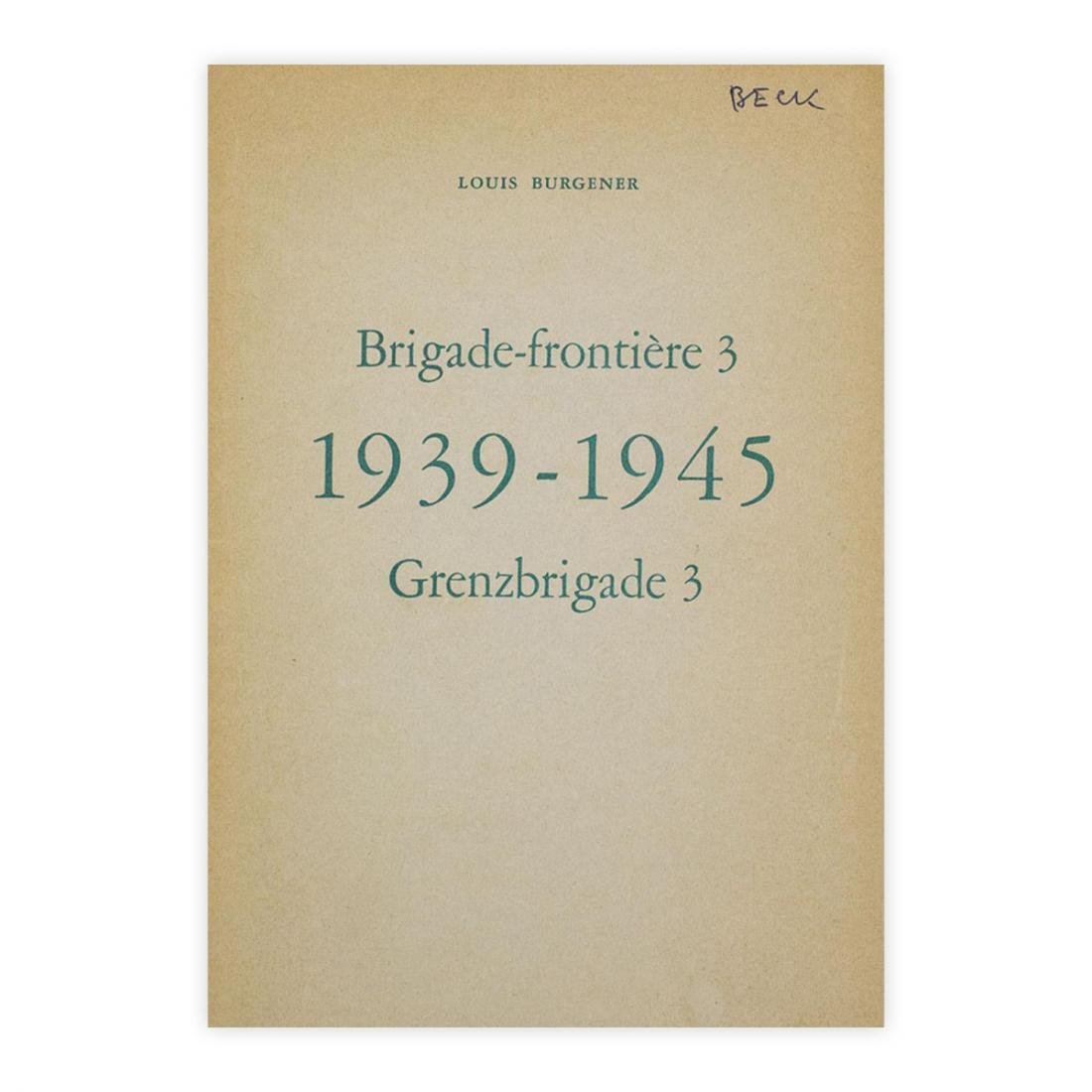 Louis Burgener - Brigade-frontiere 3 - 1939-1945