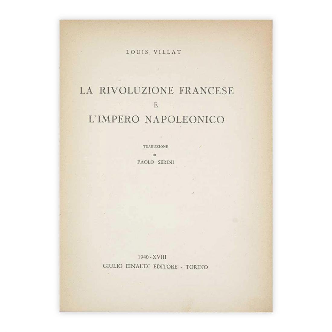 Louis Villat - La Rivoluzione Francese e l'Impero Napoleonico