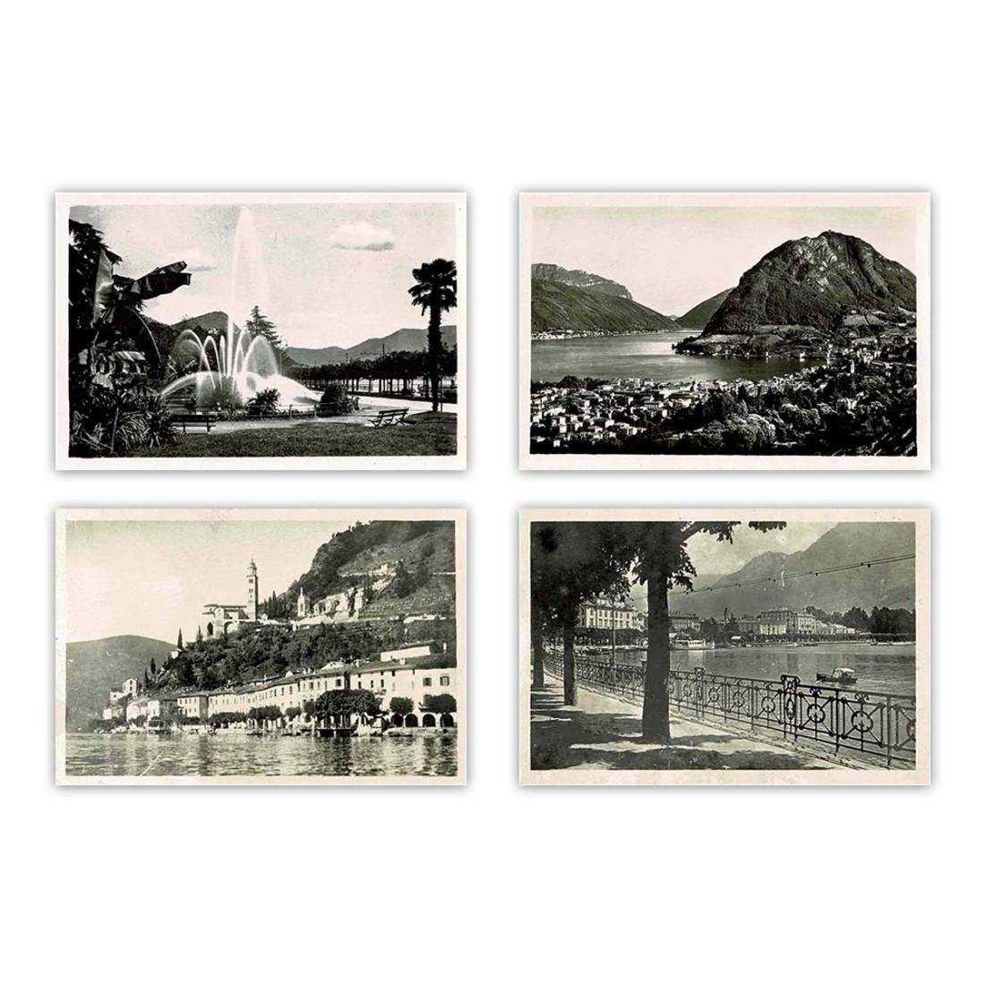 Lugano - Morcote, monte S.Salvatore e città