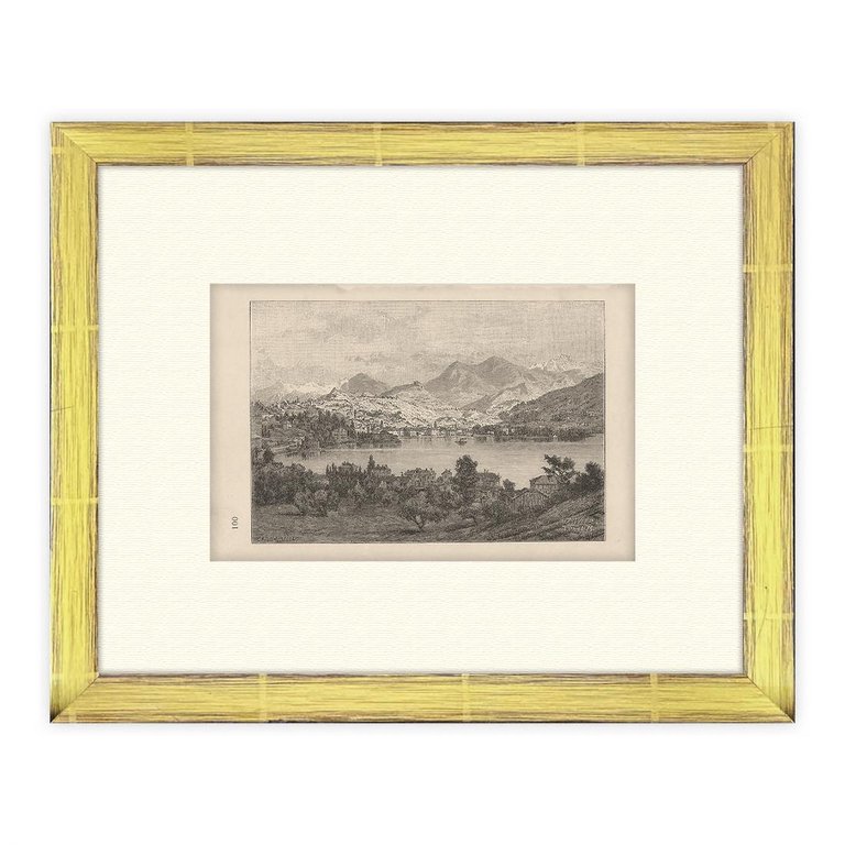 Lugano panorama 1886 | Immagine Gallery 2