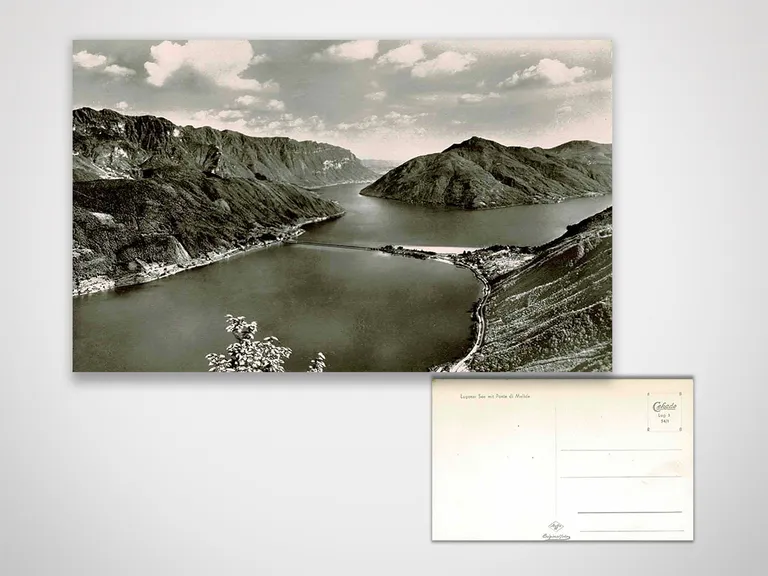 Lugano ponte di Melide