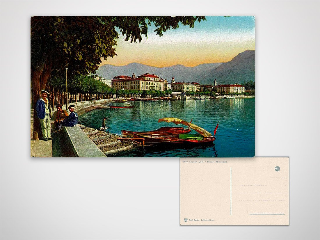 Lugano Quai e Palazzo Municipale