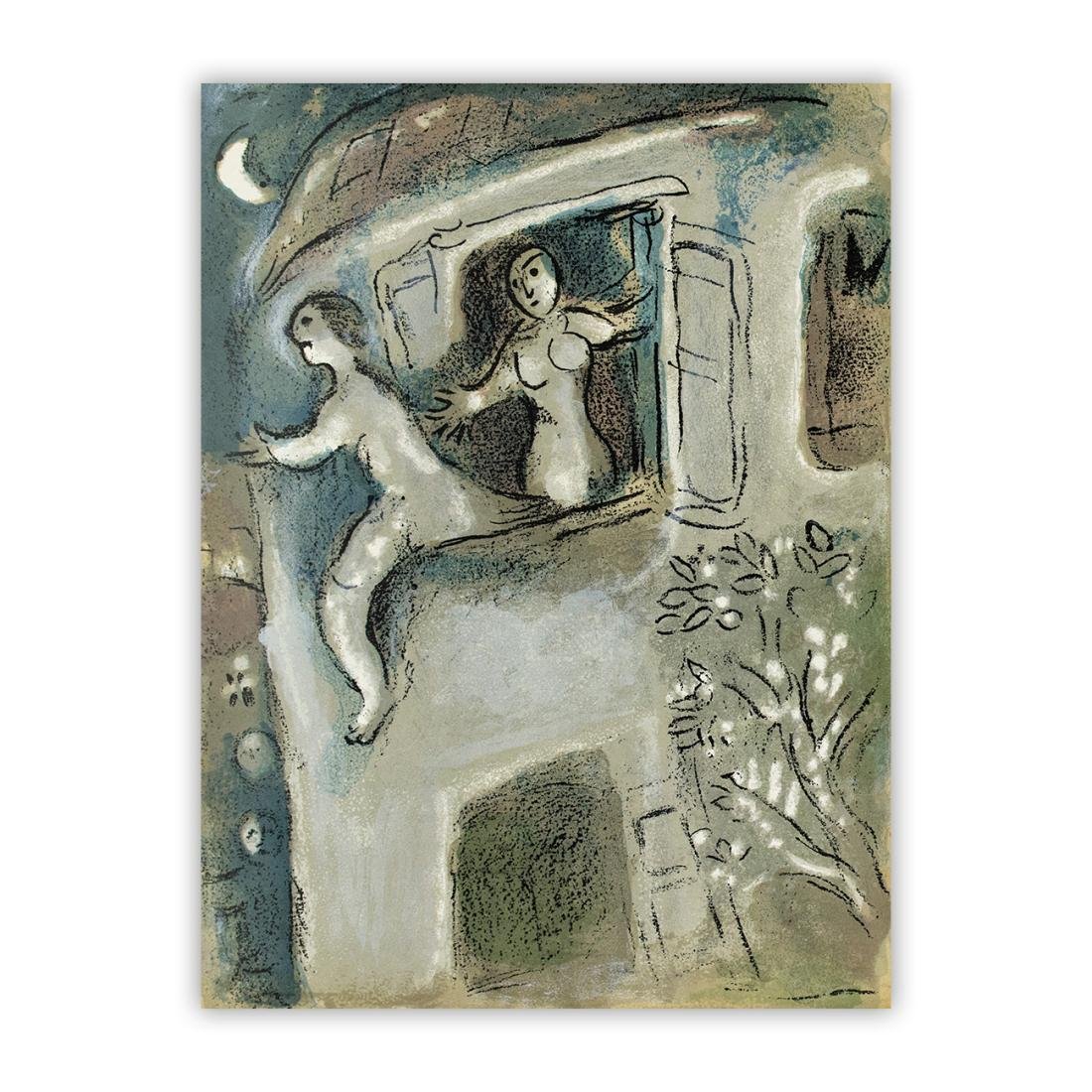 Marc Chagall - David sauvé par Mical