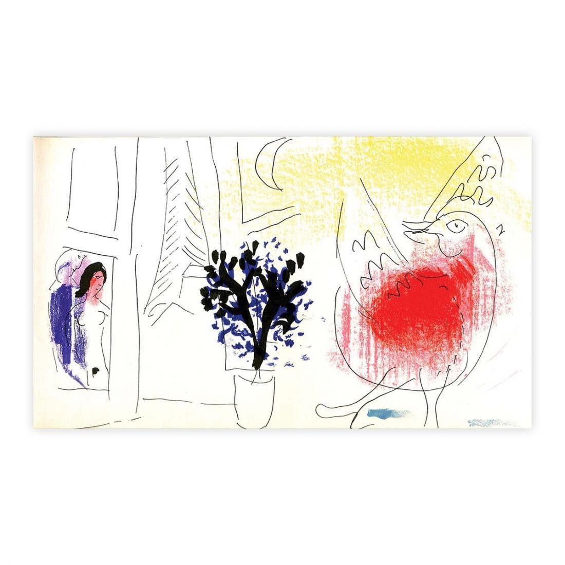 Marc Chagall - Le Coq rouge 1957 | Immagine principale