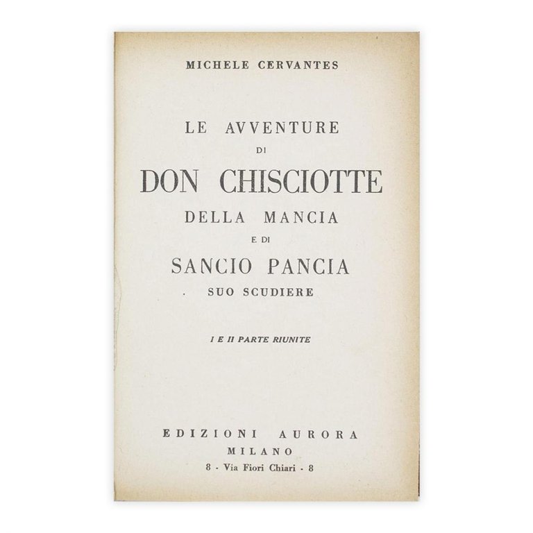 Michele Cervantes - Le avventure di Don Chisciotte della mancia …