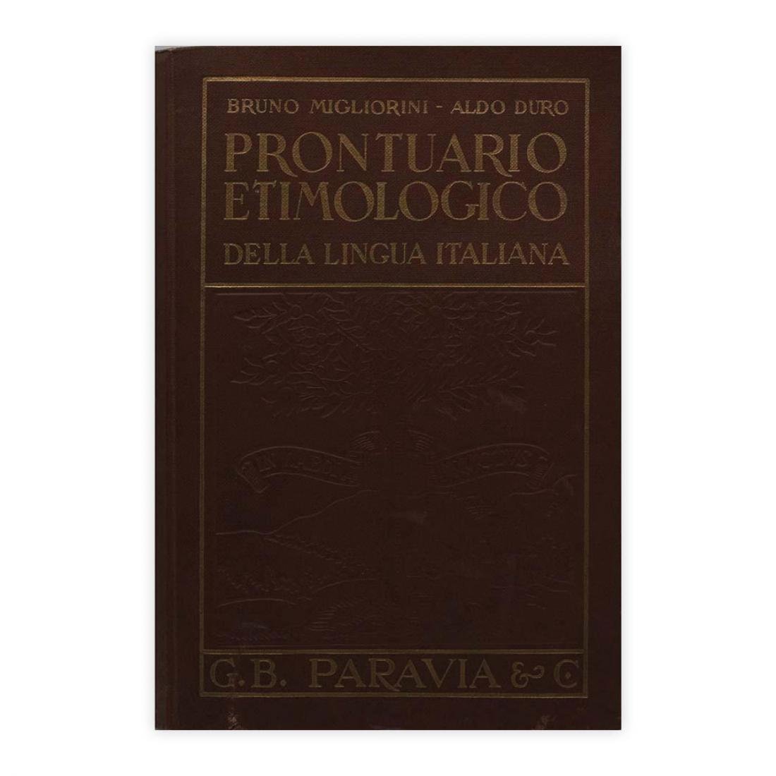 Migliorini & Duro - Prontuario etimologico della lingua italiana